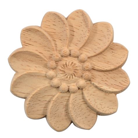 Cimasa Legno Rosetta Rotonda Fregi Decorativi In Legno Webshop Italia