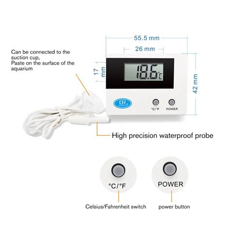 Digitale Thermometer Koelkast Temperatuur Tester T Grandado