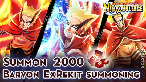 2k Shinobite Got Me These Naruto Baryon Ex Rekit Summon NxB NV