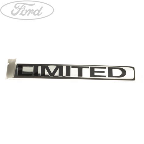 Genuine Ford Transit Limited Rear Door Name Plate Badge Emblem 1531576 Ebay