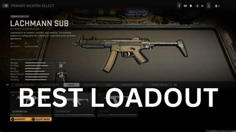 Best Lachmann Sub Loadout In Call Of Duty Modern Warfare 2 Best Attachments For The No Recoil