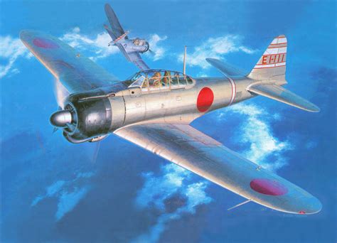 Mitsubishi A6m2b Zero Wwii Aircraft Aircraft Fighter