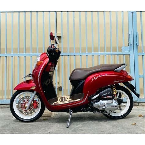 Jual STRIPING LIS STICKER STANDAR MOTOR HONDA SCOOPY STYLISH 2019 MERAH