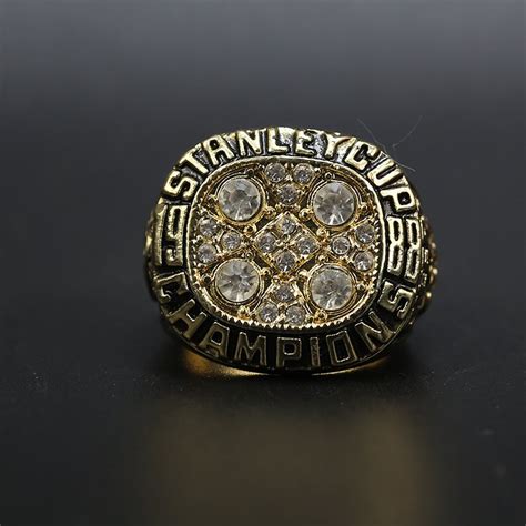 NHL Edmonton Oilers Stanley Cup Championship Ring 1988 Wayne Gretzky ...