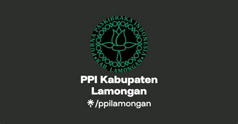 PPI Kabupaten Lamongan Instagram TikTok Linktree