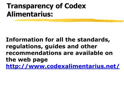 Ppt Codex Alimentarius Basic Principles Powerpoint Presentation