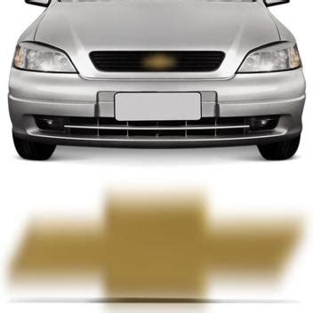 Emblema Adesivo Chevrolet Gravata Dourado Grade Dianteira Astra Hatch