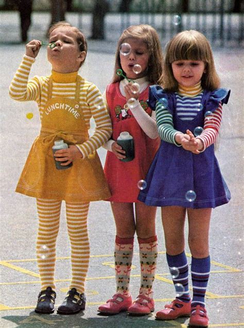 missdandy: Little girls blowing bubbles, late 1970s. | Kids outfits, Childrens clothes ...