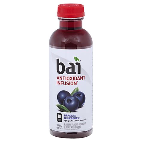 Bai Brasilia Blueberry Antioxidant Infused Beverage 18 Fl Oz Bottle