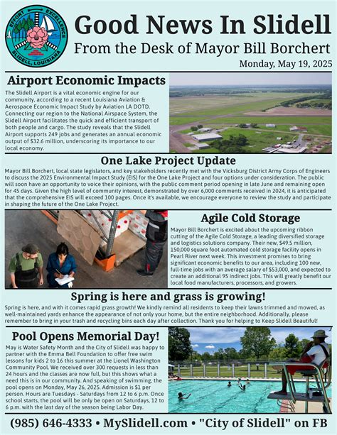 Upcoming Events – The City of Slidell, Louisiana