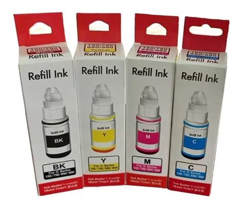 Pack Tintas Refill Ink Gi Para G G G Cuotas Sin Inter S