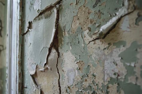 A Crack On Wall Inside House Premium Ai Generated Image