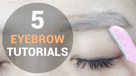 Eyebrow Shaping Tutorial For Beginners Eyebrow Tutorial Shaping