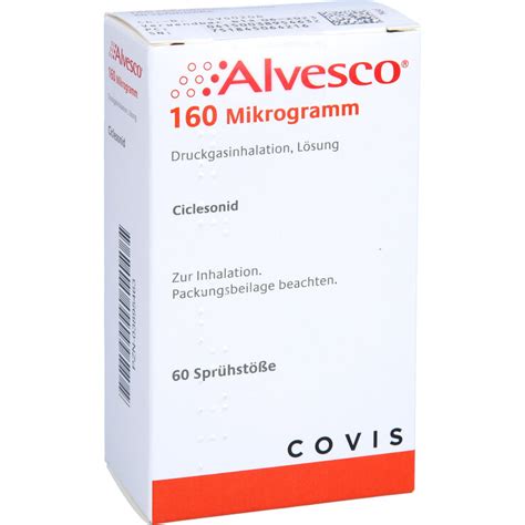Alvesco 160 µg 60 Hub Dosieraerosol 1 St Auf E Rezept Kaufen Aponeo