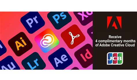 Jcb Offers Complimentary Months Of An Adobe Creative Cloud Subscription