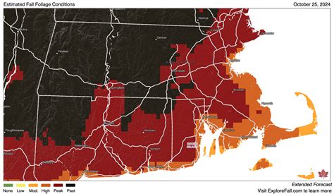 2024 Fall Foliage Maps Dates For Best Fall Colors In New England