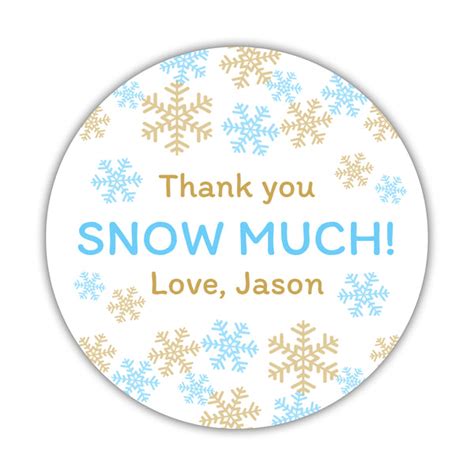 Thank you snow much stickers | Dazzling Daisies