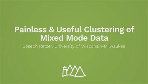 Sawtooth Software Academy Painless Useful Clustering Of Mixed Mode