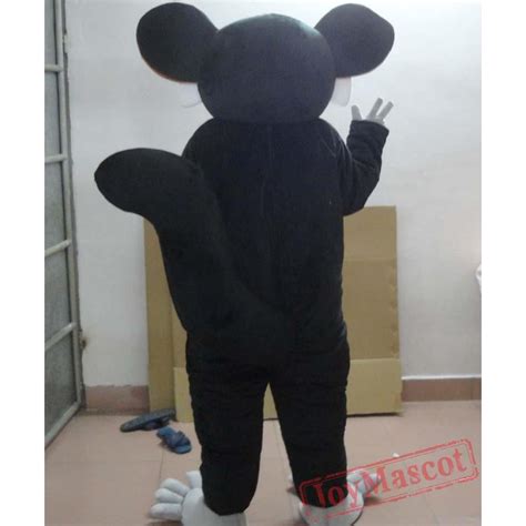 Black And White Rat Mascot Costume Adult Rat Costume