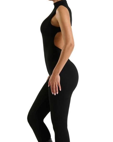 Naked Wardrobe Cutout Back Jumpsuit In Black Lyst