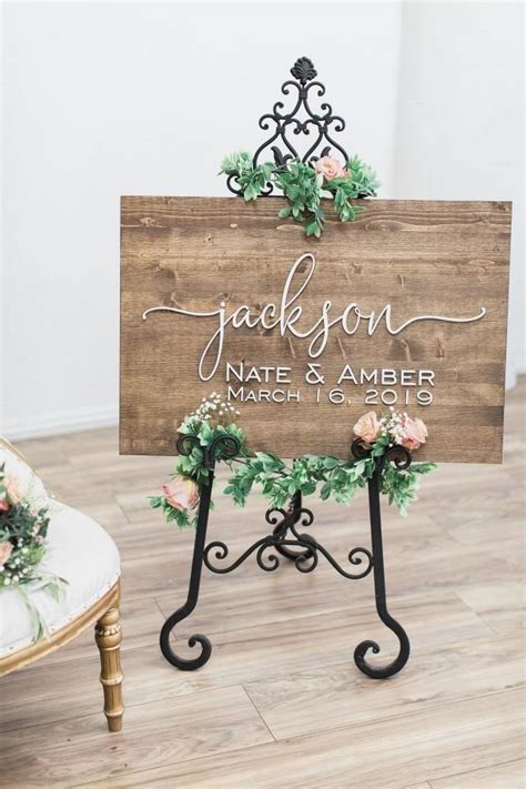 Wedding Welcome Sign Wedding Sign Rustic Wood Sign Wedding Signage