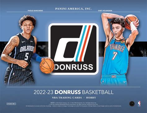 🏀 NBA 2022-23 PANINI DONRUSS BASKETBALL HOBBY【製品情報】 | Trading Card Journal