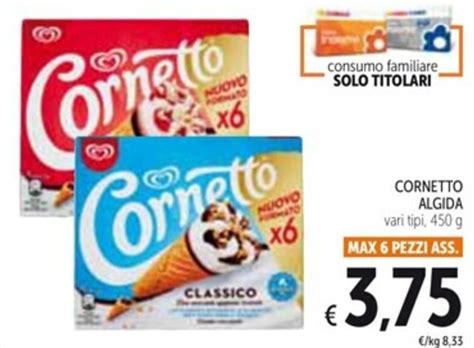 Cornetto Algida Vari Tipi G Offerta Di Spazio Conad