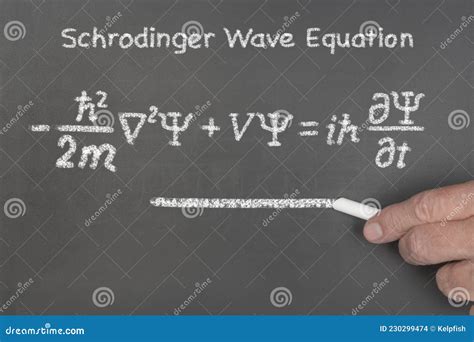 Schrodinger S Wave Function Equation Stock Photo Image Of Limit