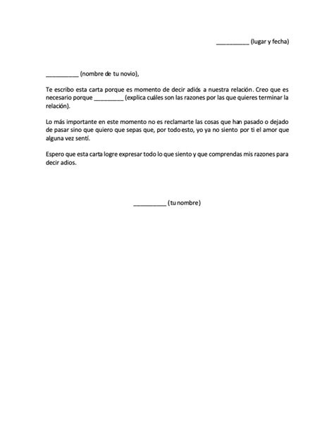 Carta De Despedida Ejemplos Y Formatos Word Pdf