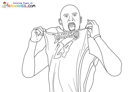 Dibujos De Kobe Bryant Para Colorear