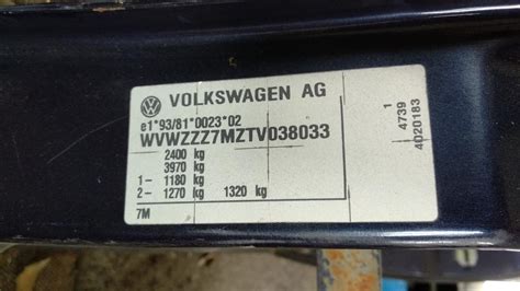 VW VOLKSWAGEN SHARAN 7M8 7M9 7M6 Mpv 1995 05 2010 03 Maner