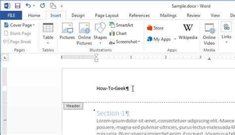 Como Adicionar Um Cabe Alho Ou Rodap A Um Documento Word Heading