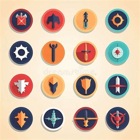 Set Of Vintage Badges And Icons In Flat Style Vector Illustration