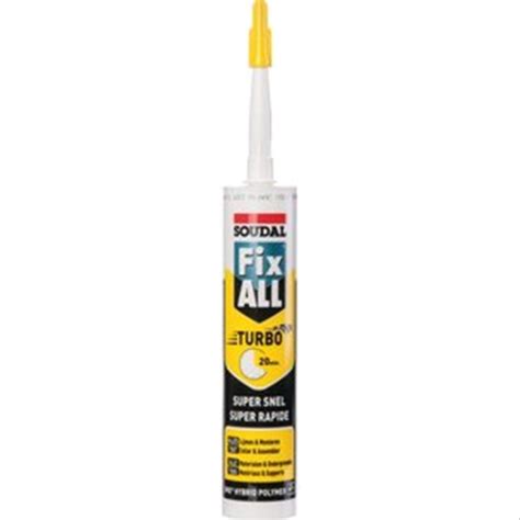 Mastic Fix All Soudal Turbo 290ml Blanc Plomberie Pro