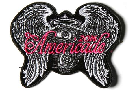 Americade 2016 Bike Week Patch Angel Wings Rally Patches Thecheapplace