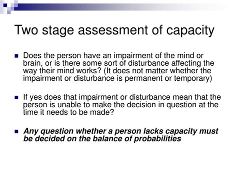 Ppt Mental Capacity Act Principles And Practice Powerpoint