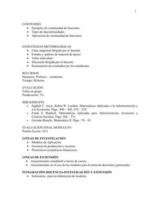 Contenido Program Tico De Matematica General Pdf