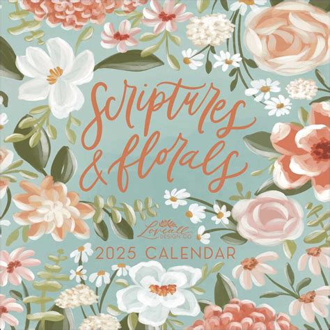 Scriptures And Florals 2025 Wall Calendar Book Summary Video