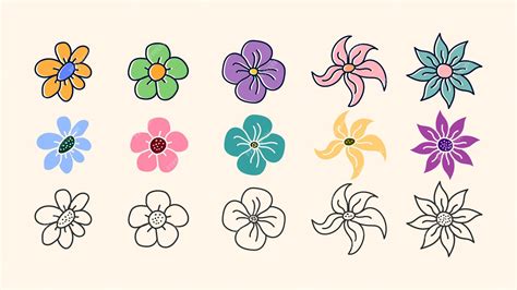 Premium Vector | Set of flowers on white for greeting cards easter ...