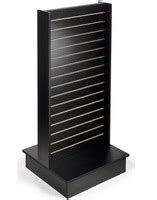 Way Slatwall Merchandiser Black Detroit Store Fixture Co Custom