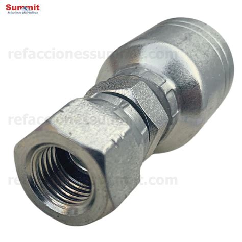 Conector Recto Rosca Jic Flare Hembra Manguera R Y R