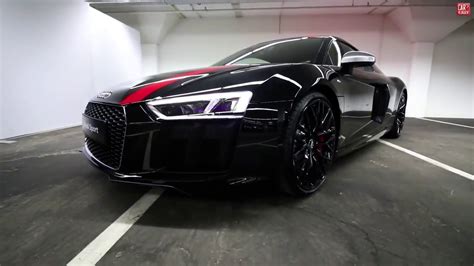 Audi R8 V10 Full Red And Black 2018 Car And World Youtube