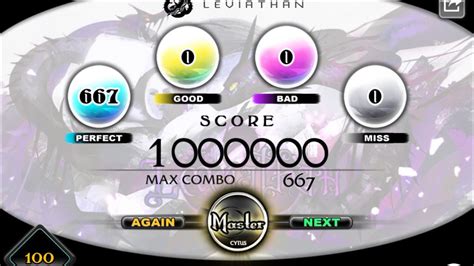 Cytus Chapter D Leviathan Easy Million Master TP 100 YouTube