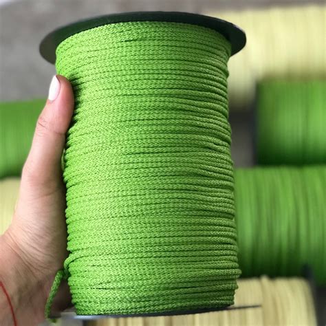 Mm Macrame Cord Green Mm Polyester Cord Mm Lime Green Etsy