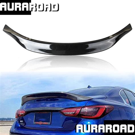 Duckbill Trunk Lid Spoiler Wing Highkick For 2014 2023 Infiniti Q50