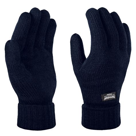 Gants Tricot Acrylique Doubl Polaire Poignet Resserr Thinsulate