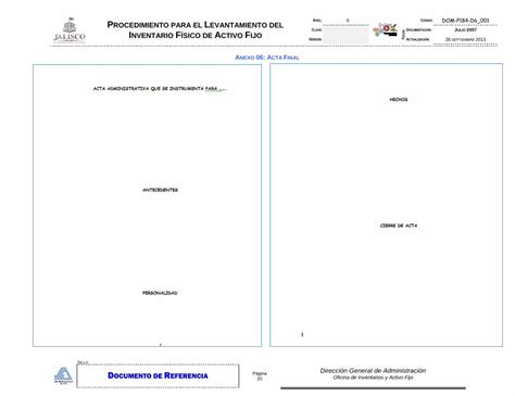 PDF PROCEDIMIENTO PARA EL LEVANTAMIENTO DEL Todo Levantamiento De