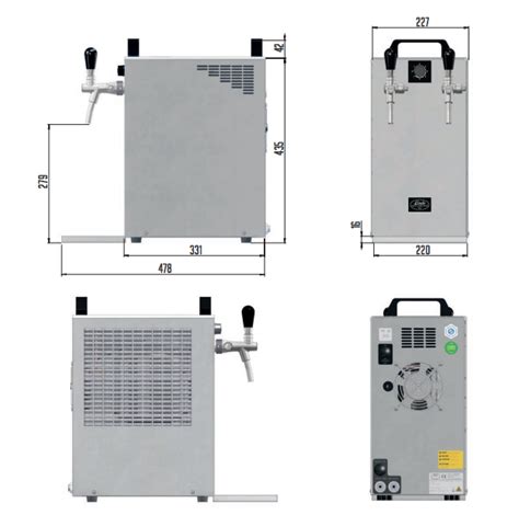 Lindr Kontakt 40 Green Line 2 Tap Specialised Dispense Systems