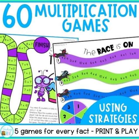 Multiplication Facts Fluency Games - Teaching Trove