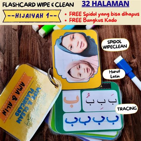 Jual Belajar Menulis Huruf Dan Angka Latihan Menulis Anak Flash Card